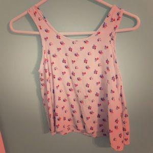 Girls tank top crop top